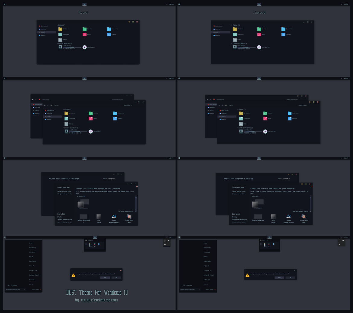 DDST Linux Style Theme For Windows 10