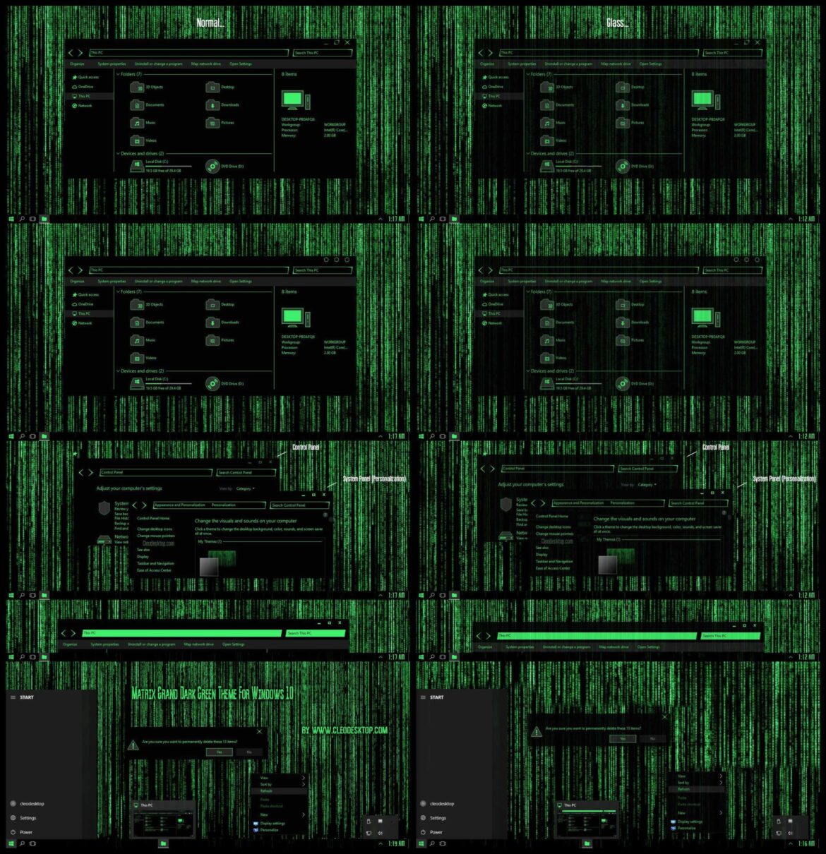 Matrix Theme For Windows 10