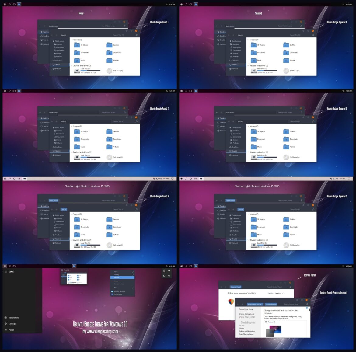 Ubuntu Budgie Theme For Windows 10