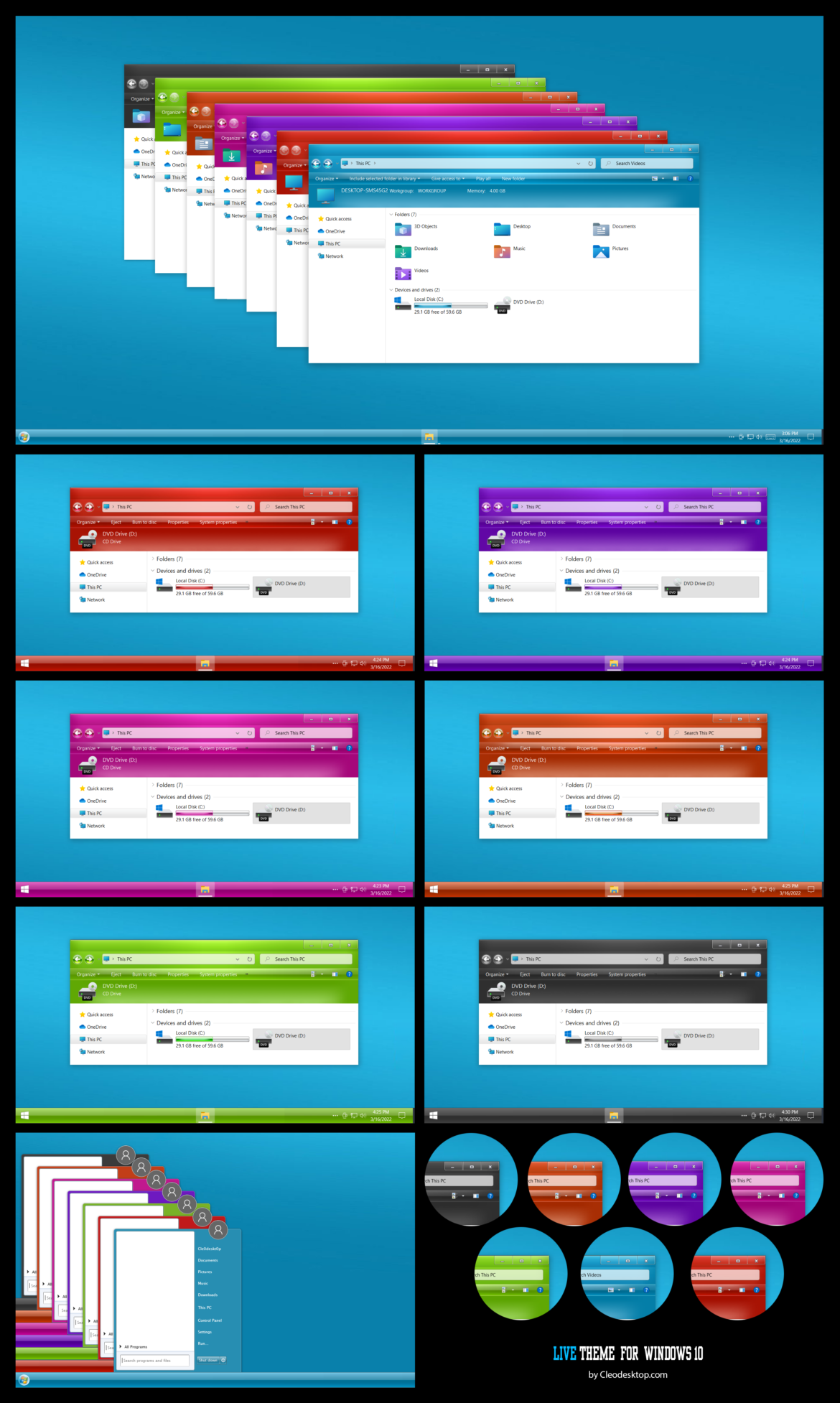 LIVE Theme For Windows 10