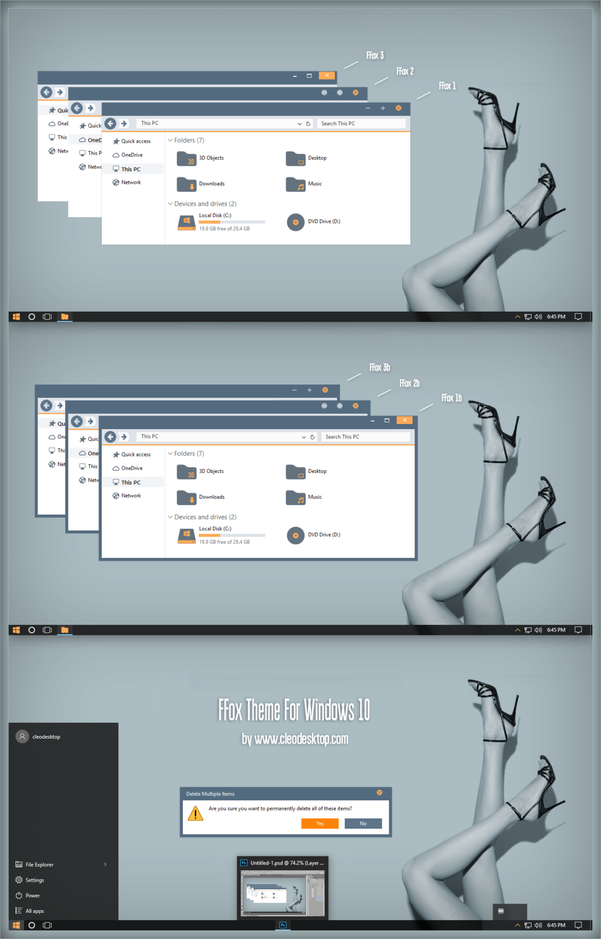 FFox Theme For Windows 10