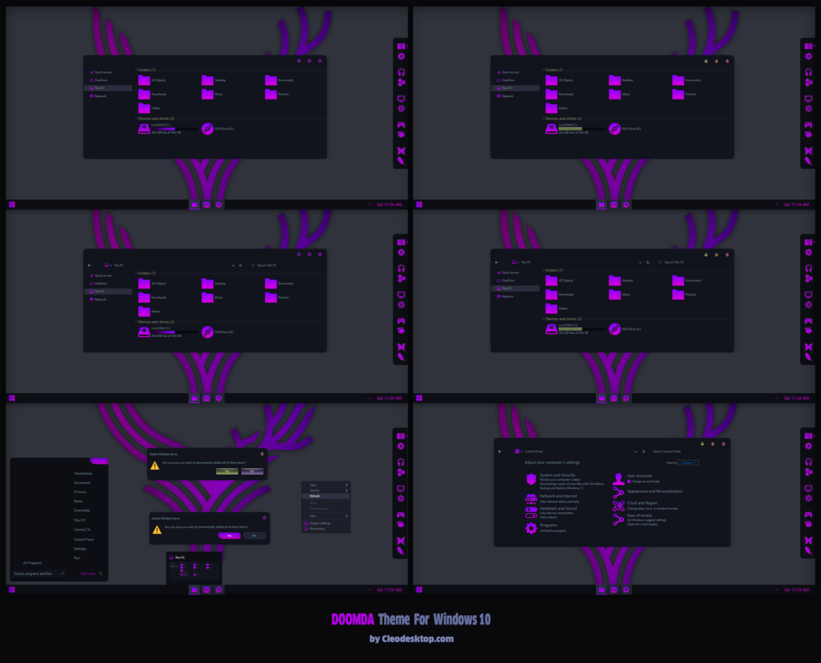DoomDa Theme For Windows 10