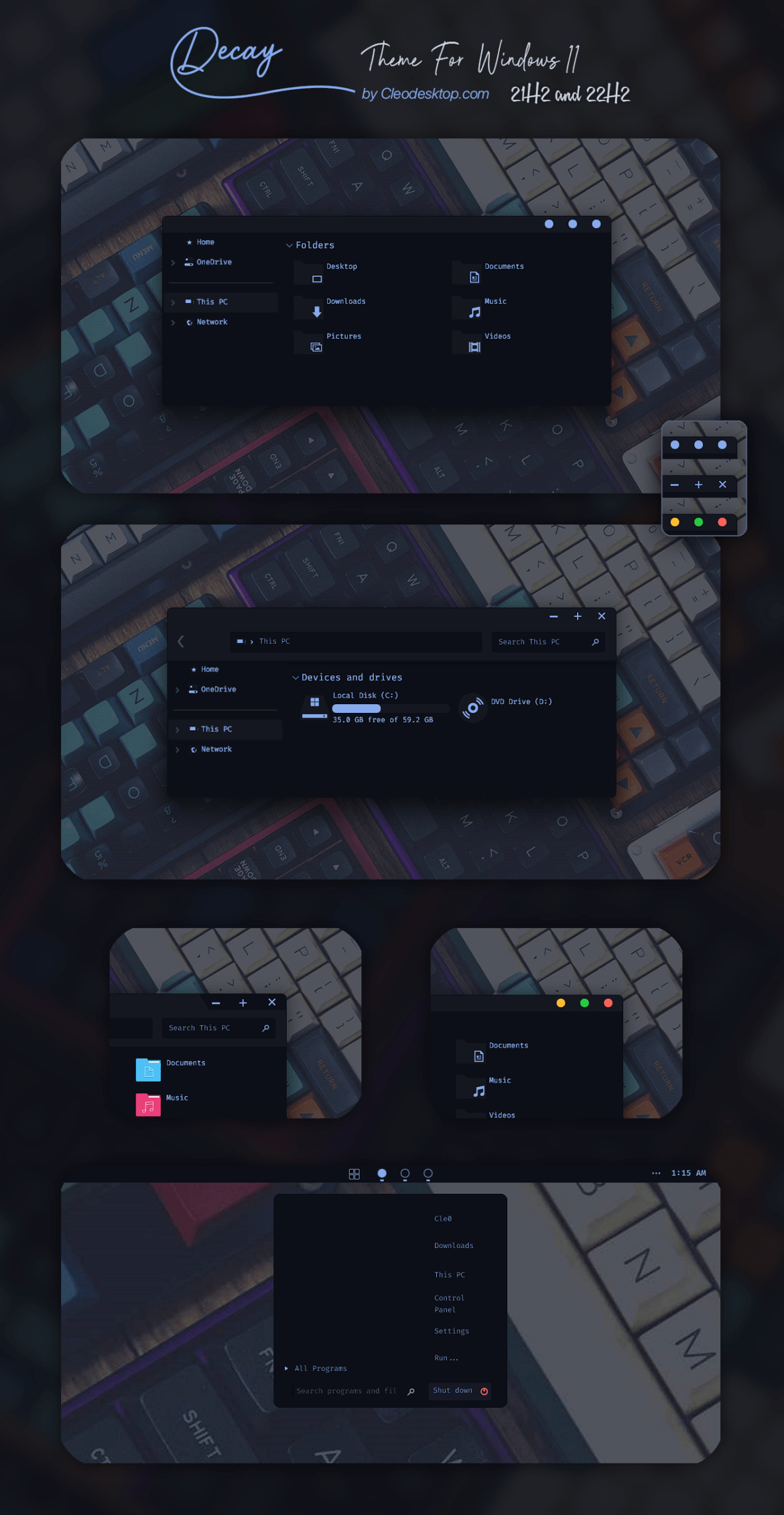 Decay Theme For Windows 11