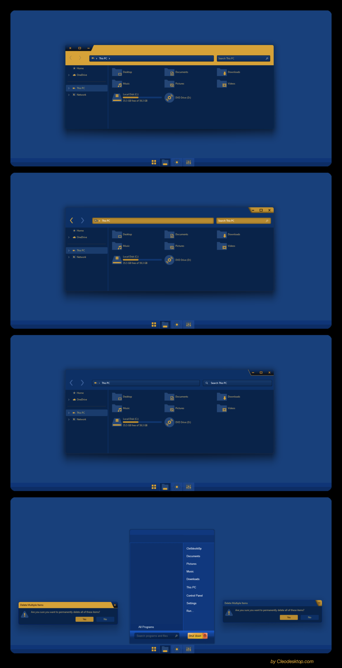 Intel Theme For Windows 11