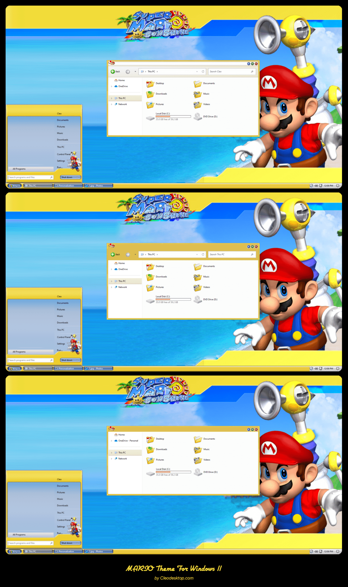 MARIO Theme For Windows 11