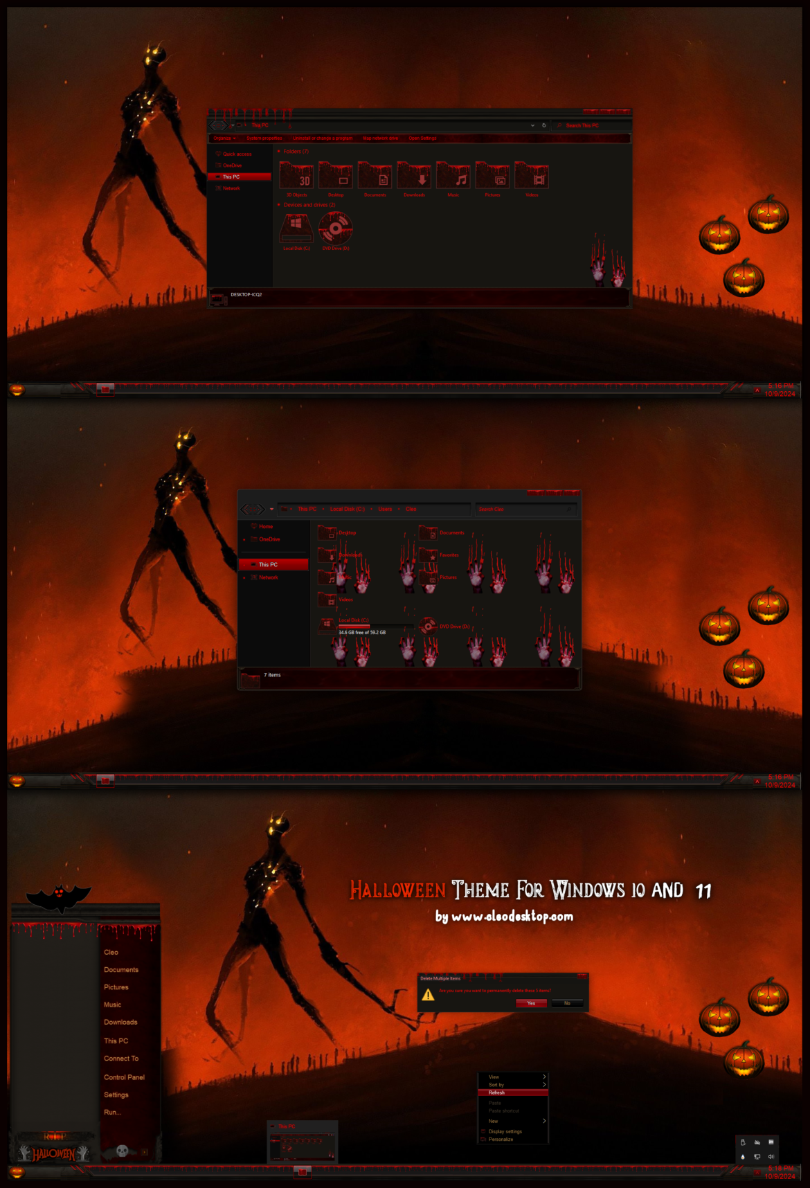 Halloween Theme For Windows 11 And Windows 10