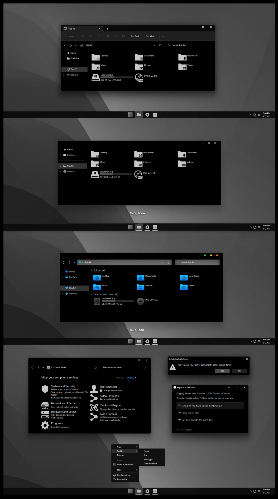 Full Black Theme For Windows 10