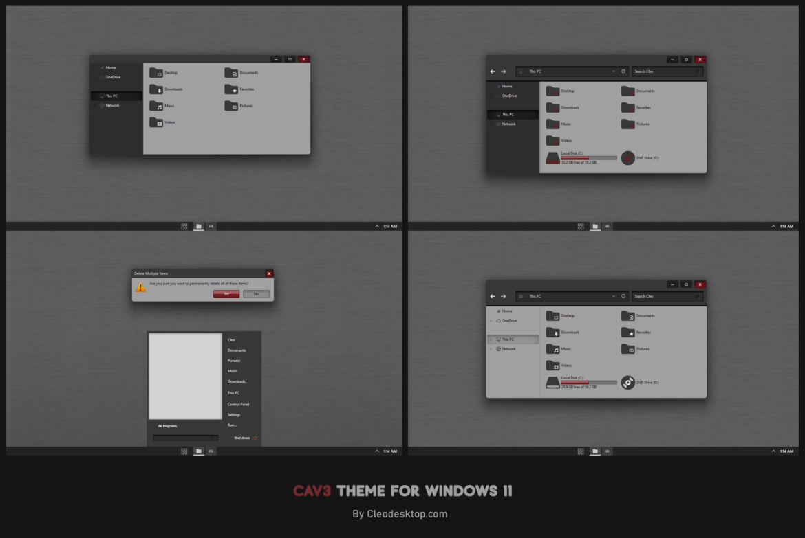 Cav3 Theme For Windows 11