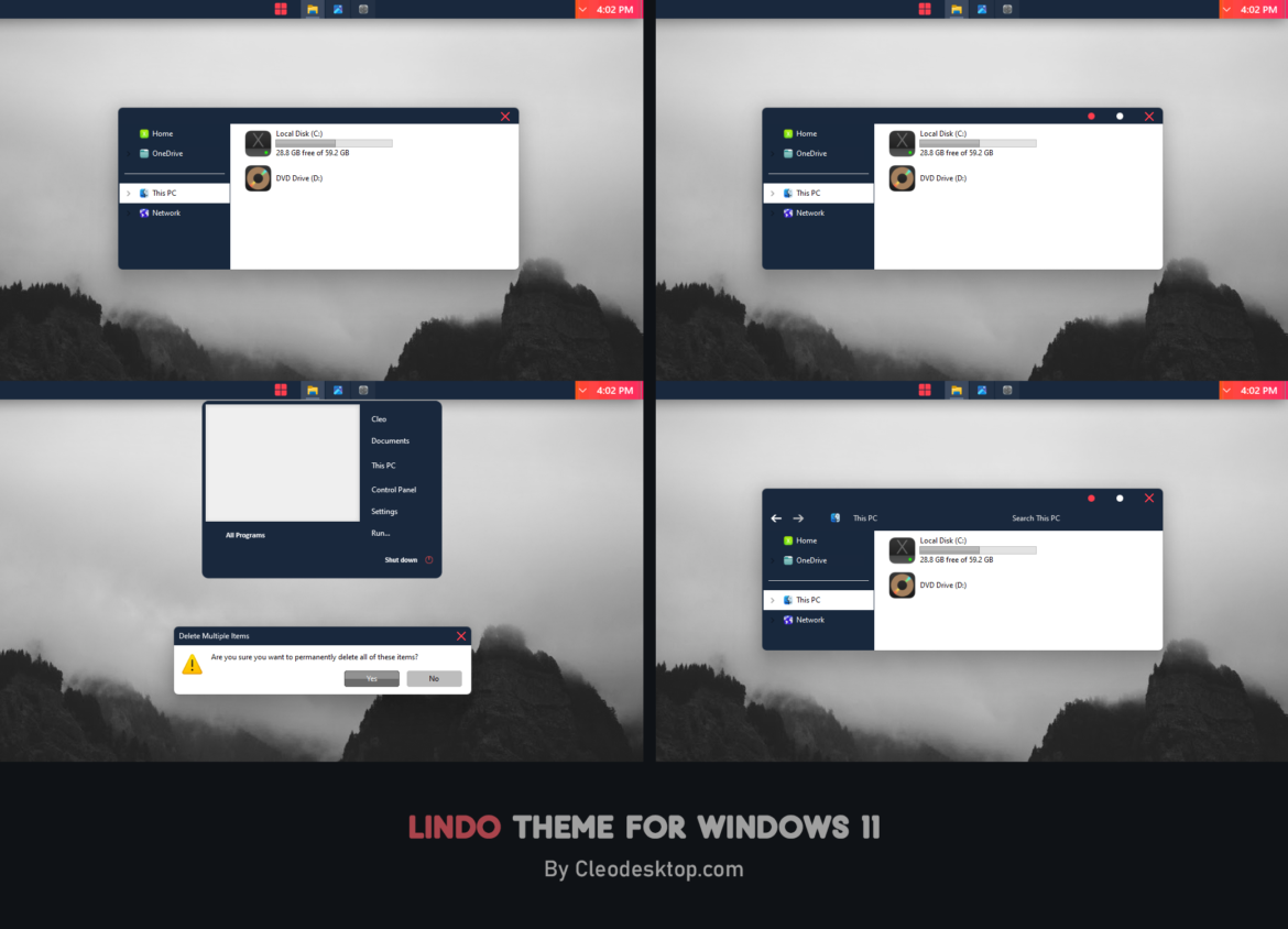 LINDO Theme For Windows 11