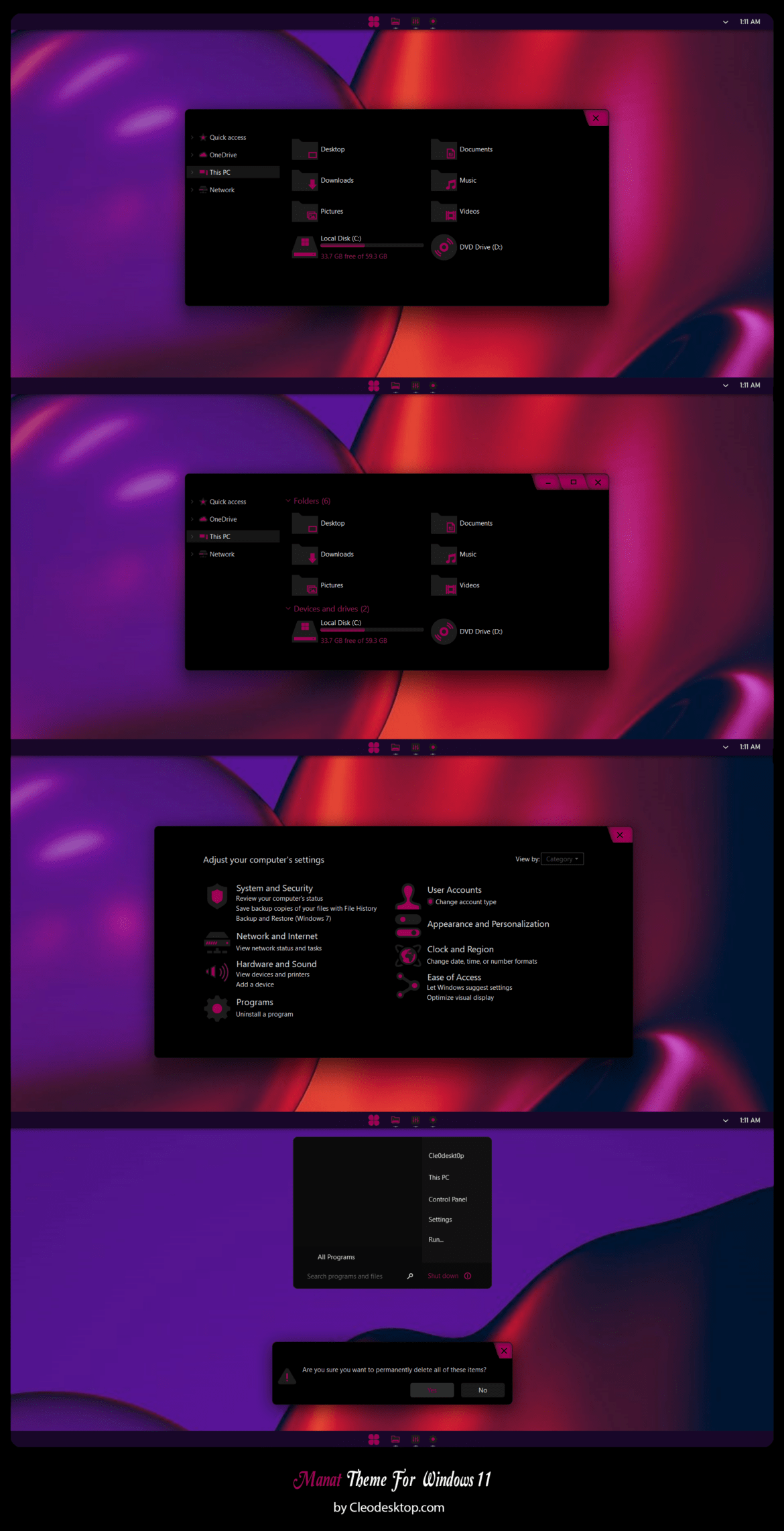 Manat Theme For Windows 11