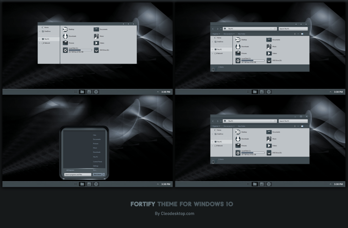 Fortify Theme For Windows 10
