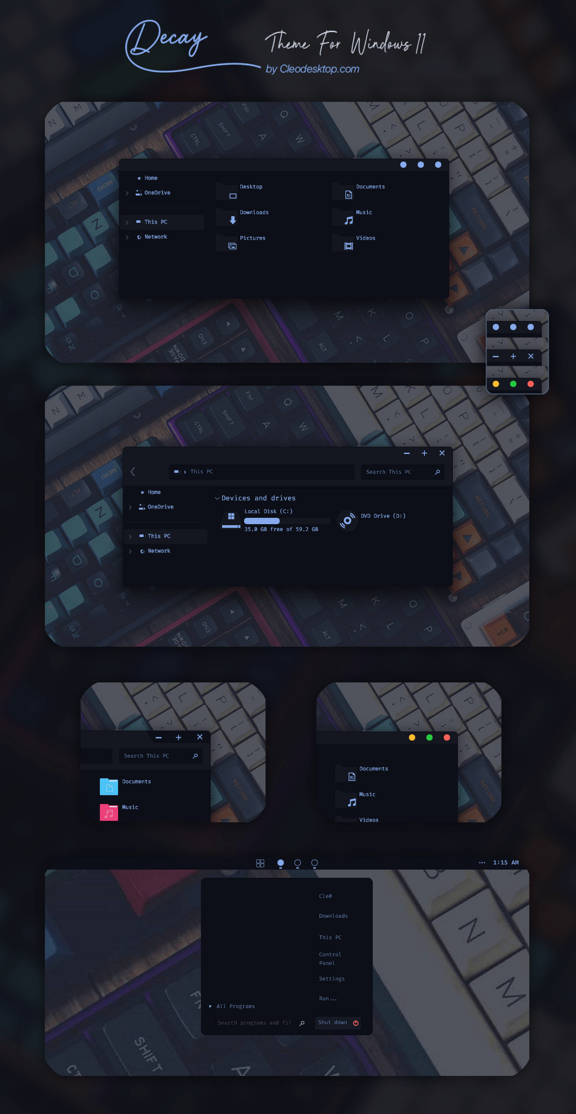 Decay Theme For Windows 11