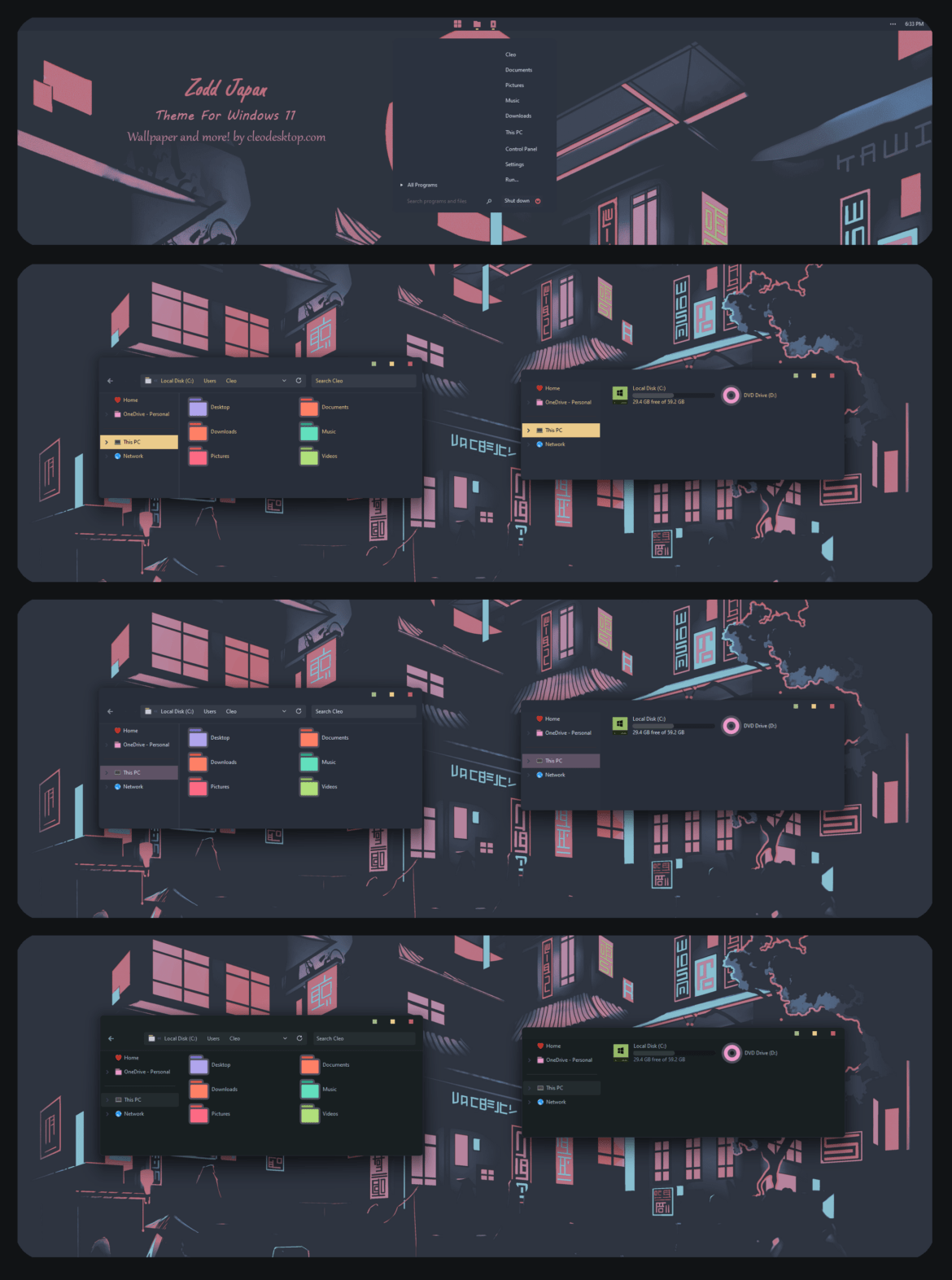 Zodd Japan Theme For Windows 11