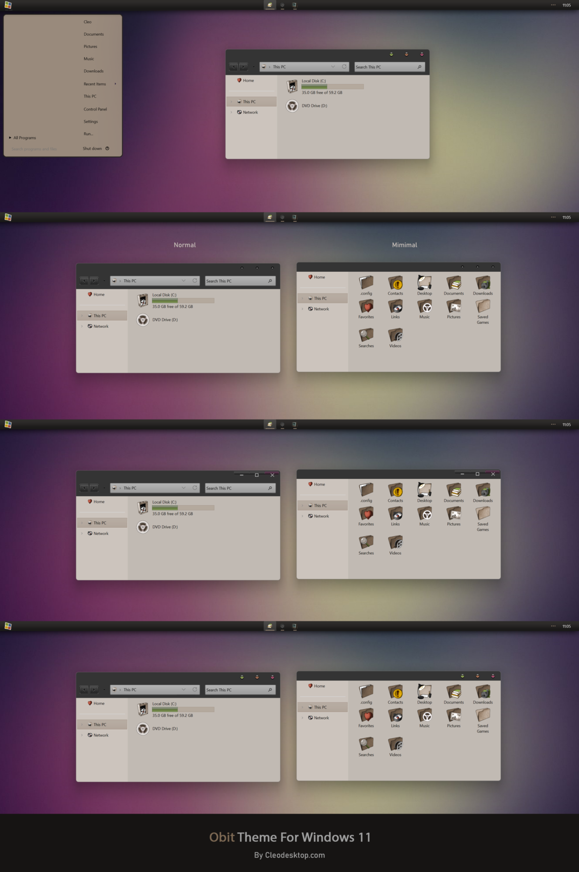 Obit Theme For Windows 11