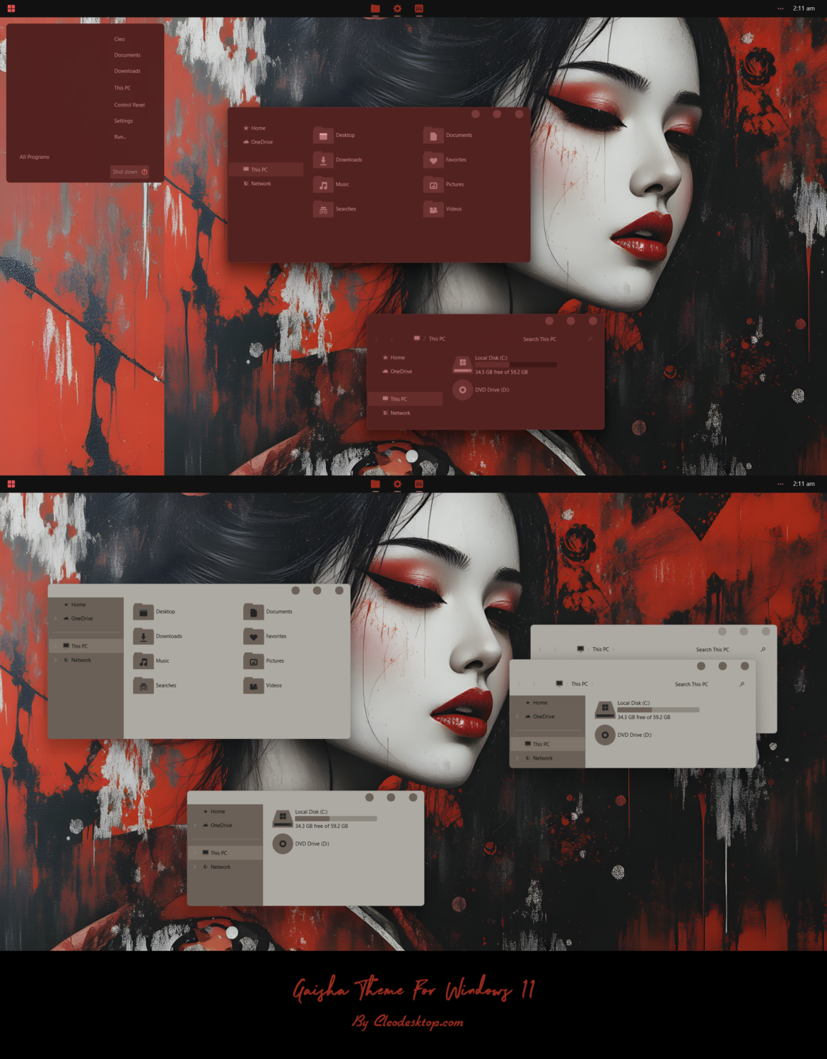 Gaisha Theme For Windows 11