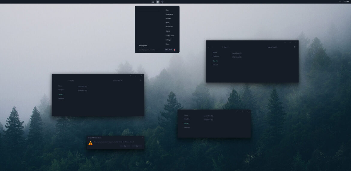 Dym Minimal Theme For Windows 10