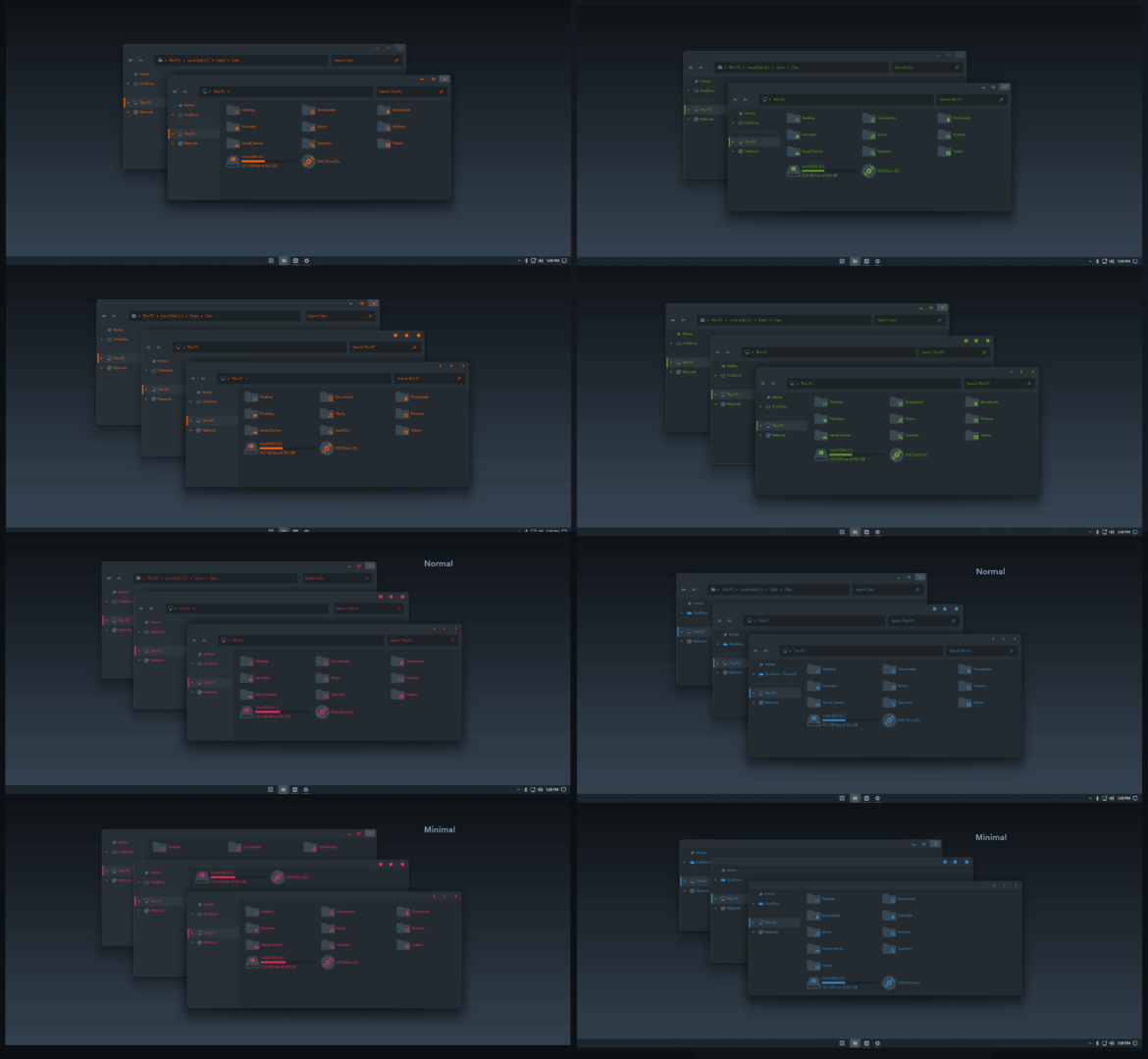 Double Flash Everything Bundle Windows 11 Theme