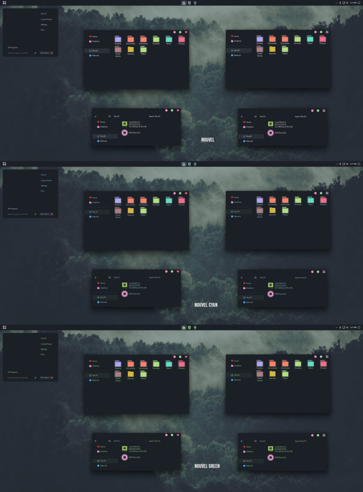 Nouvel Theme For Windows 11 And Win 10